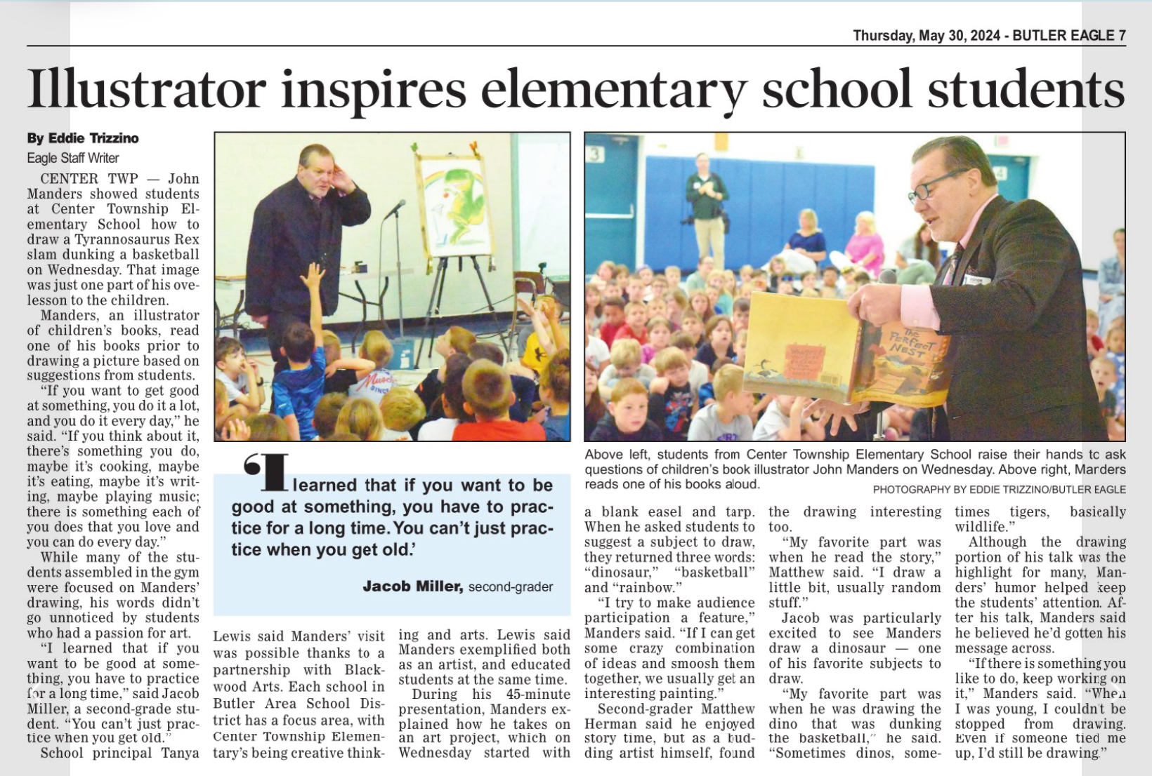 John Manders in the News